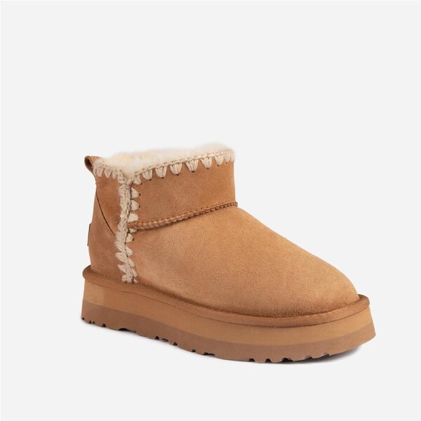 Ugg Eskimo Platform Mini Boots EU37 / AU7L / 235mm / CHESTNUT