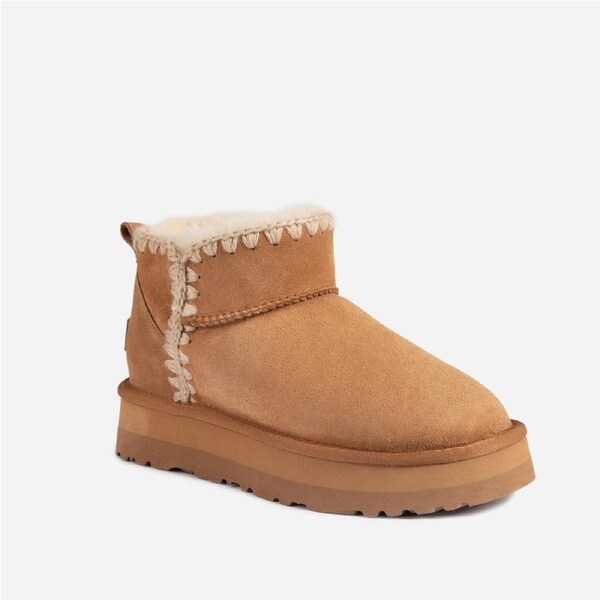 Ugg Eskimo Platform Mini Boots EU38 / AU8L / 240-245mm / CHESTNUT