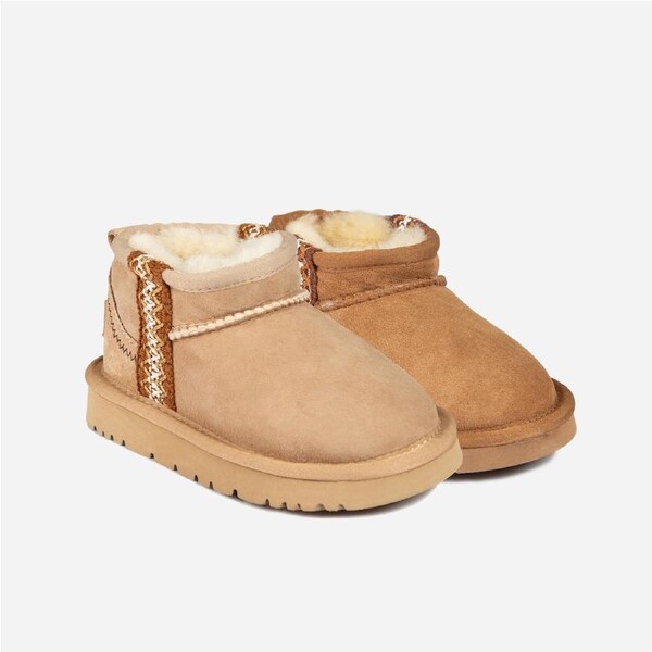 Ugg Kids Sydney Platform Ultra Mini Boots EU33 / AU13/1 / 200mm / SAND
