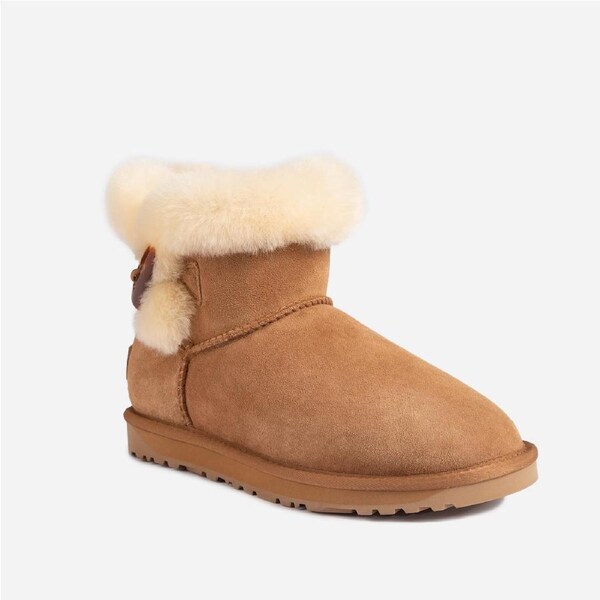 Ugg Horns Button Mini Boots EU36 / AU6L / 230mm / CHESTNUT