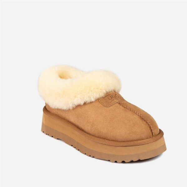 Ugg Daniela Ankle Platform Boots EU40 / AU10L / 255mm / SAND