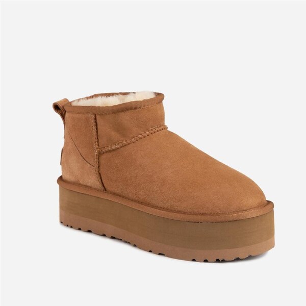 Ugg Classic Platform Ultra Mini Boots (5cm) EU40 / AU10L / 255mm / CHESTNUT