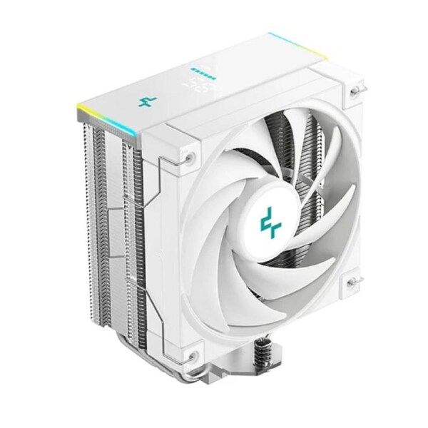 DeepCool AK400 DIGITAL SE WH CPU Cooler, Status Display, ARGB LED Strips, 4x Heat Pipe Intel LGA1851/1700/1200/1151/1150/1155 /AM5/AM4