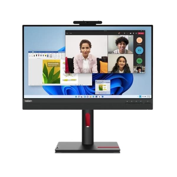 LENOVO ThinkCentre Tiny-in-One 23.8'/24' FHD TOUCH 60Hz 1920x1080 16:9 4ms Height Adjust Tilt Swivel Pivot Webcam Mic HDMI DP IPS USB3.2 Anti-glare