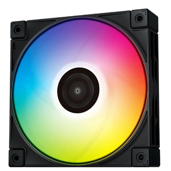 DeepCool FC120 Cooling Fan, 120mm Performance RGB PWM, Cable Management With Dasiy Chainable Cable, RGB Power Interconnect, Reduce Cable Clutter