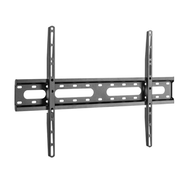 Brateck KL31-46F Super Economy Fixed TV Wall Mount, Fit Screen Size: 37'-80' Up to 45 KG, Fine Texture Black, 635x420x27mm