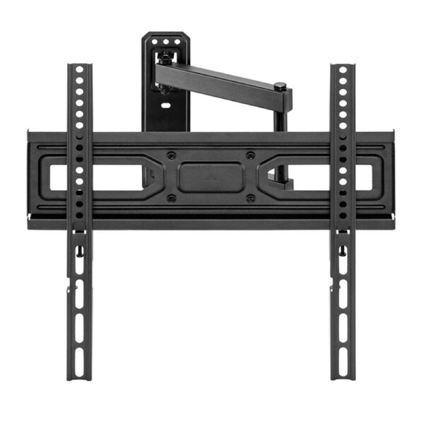 Brateck LPA78-443 Super Economy Full-Motion TV Wall Mount, Fit Screen Size: 32'-55' Up to 35 KG, Fine Texture Black,358x440x420mm
