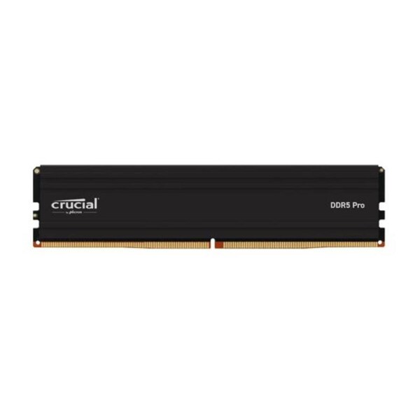 Crucial Pro 64GB (1x64GB) DDR5 UDIMM 5600MHz CL46 Black Heat Spreader Support Intel XMP AMD Ryzen Desktop PC Gaming Memory