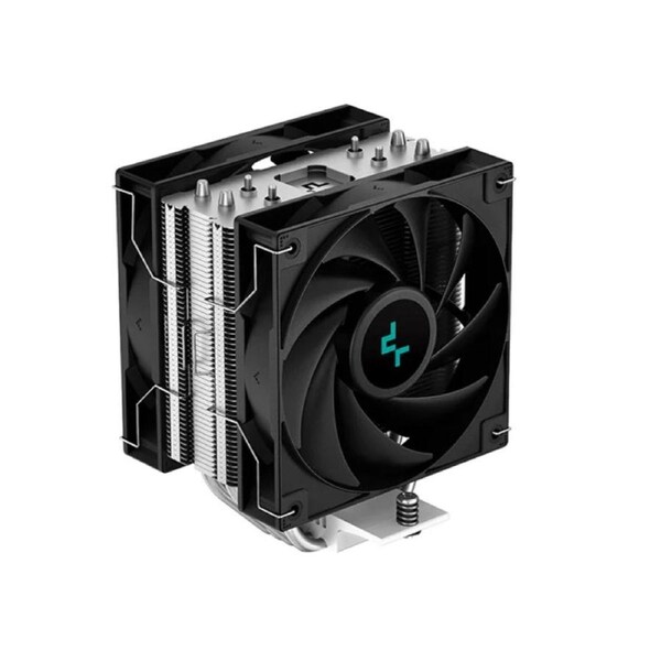 DeepCool AG400 PLUS Single Tower CPU Cooler Dual Fans, 4 Heat Pipes, 120mm PWM Fan, Intel LGA1851/1700/1200/115X, AM5/AM4