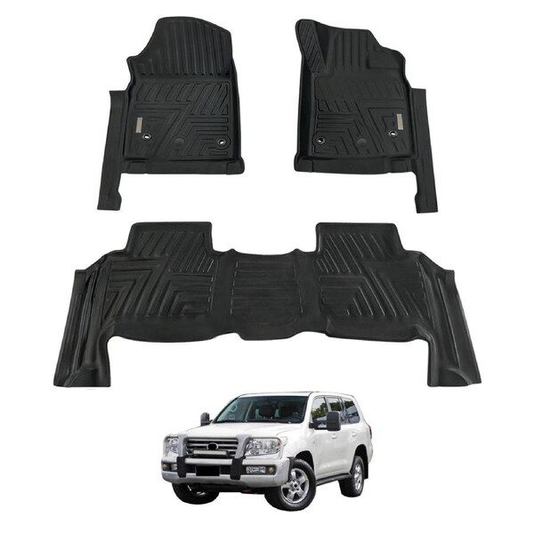 5D Moulded Car Floor Mats for Toyota Land Cruiser 200 LandCruiser 200 LC200 GX GXL Series 2007-2012