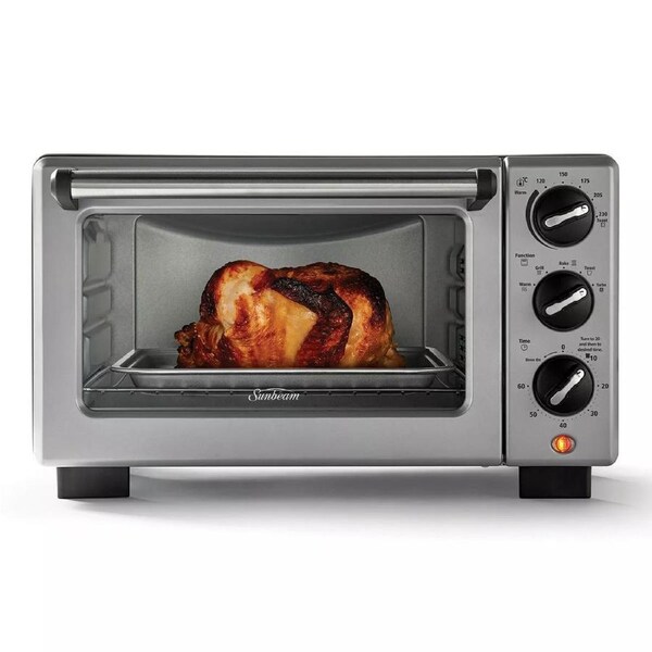 Sunbeam Benchtop Oven - Bake Grill Electric Rotisserie Grilling Pizza Baking Machine Portable