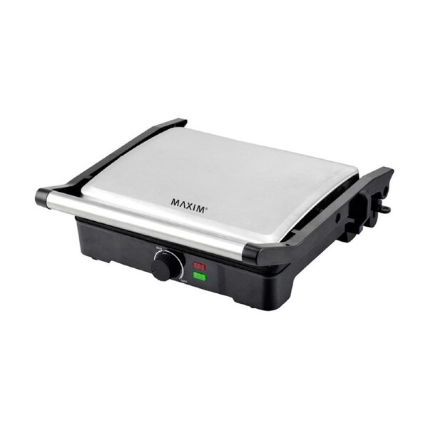 Maxim 4 Slice Sandwich Press Stainless Steel Non-Stick Toastie Machine