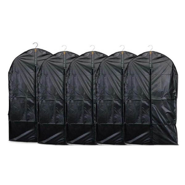 Deal365 5pack Durable Garment Suit Bags Reusable Protects Clothing 60x100cm