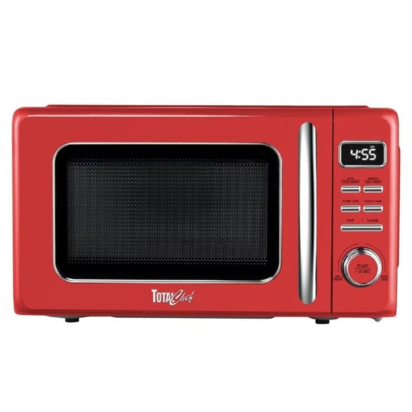 Total Chef Retro Microwave 25L Red
