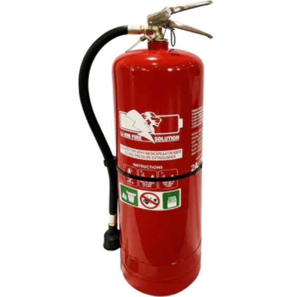 F-500 Fire Extinguisher suitable for Lithium-Ion Battery Fires 4L
