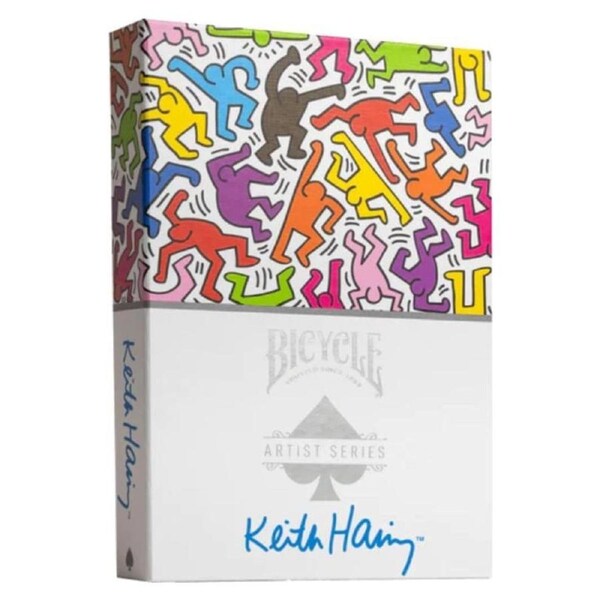 Playing Cards - Bicycle Artist Series - Keith Haring Red/Blue 2pk Boxed Set