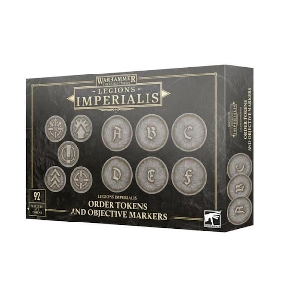 Legions Imperialis - Order Tokens and Objectives Markers