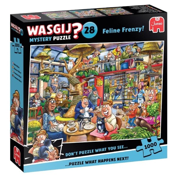 Wasgij? Mystery Puzzle 28 - Feline Frenzy (1000pc)