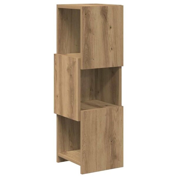 Corner Cabinet Artisan Oak 25,5x25x80cm Engineered Wood vidaXL