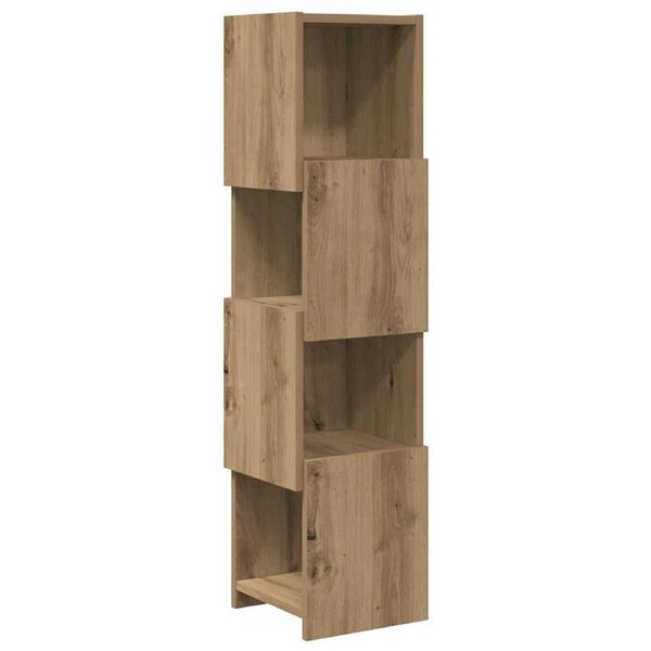 Corner Cabinet Artisan Oak 25,5x25x102cm Engineered Wood vidaXL