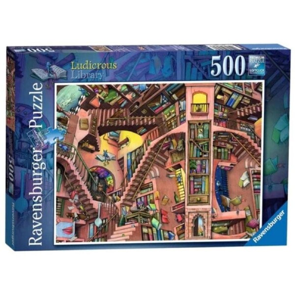 Ludicrous Library (500pc) Ravensburger