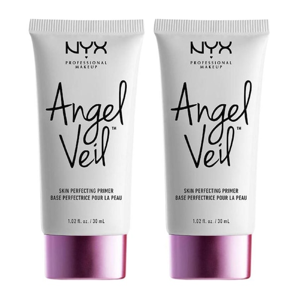 NYX Angel Veil Skin-Perfecting Primer 30mL - Pack of 2 - Smooth Matte Base