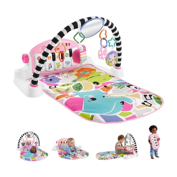 Fisher-Price - Kick & Play Piano Gym Glow & Grow Pink