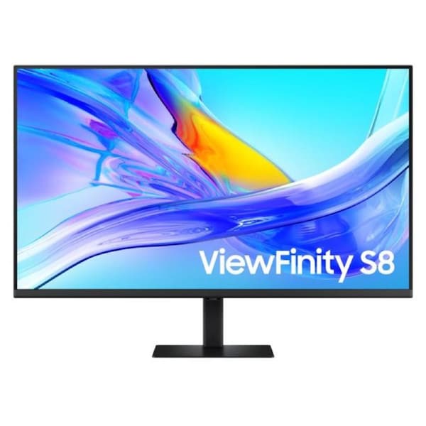 Samsung 37' ViewFinity S8 UHD 4K 3840x2160 HDR10 16:9 60Hz 5ms 350 cd/ VA DP HDMI USB-C HUB LAN HAS Tilt Swivel VESA Gaming Monitor Black 3YR