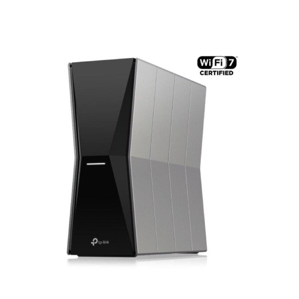 TP-Link Archer BE805 BE19000 Tri-Band Wi-Fi 7 Router (WIFI7) 1376 Mbps at 2.4 GHz + 5760 Mbps at 5 GHz + 11520 Mbps at 6 GHz, 8 Internal Antennas, 1.