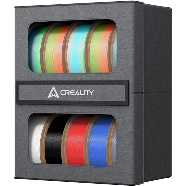 Creality Filament Storage Box, 3D Printer UV Resin/Filament Holder, 10KG Large Storage Capacity, Magnetic Closure, Moisture-Proof and Damp-Proof, Perfect for 3D Filament Storage