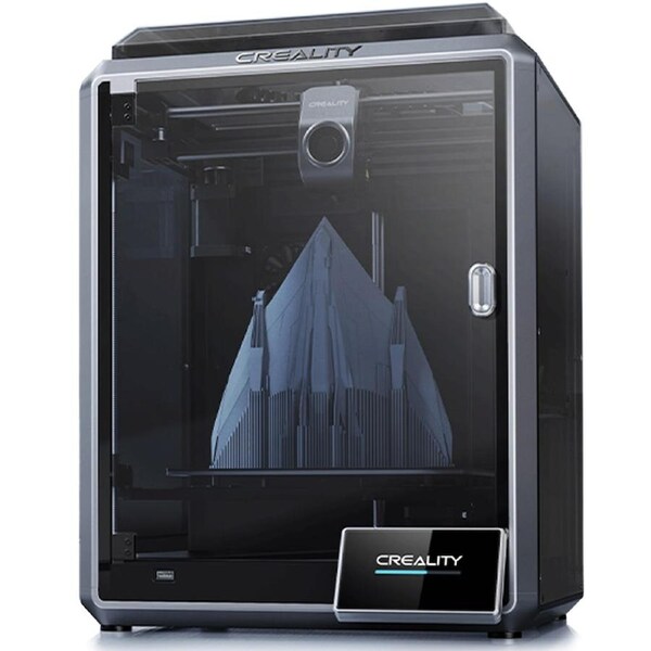 Creality K1 3D Printer with Auto Leveling 600mm/s Printing Speed 2000mm- Acceleration, High-Temp 32mm/s Flow Hotend Dual-Gear Direct Extruder Build Volume- Print Size: 220 x 220 x 250mm