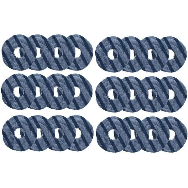 24 Mopping Pads For eufy X9 Pro & X10 Pro Omni Robot Vacuum Cleaners