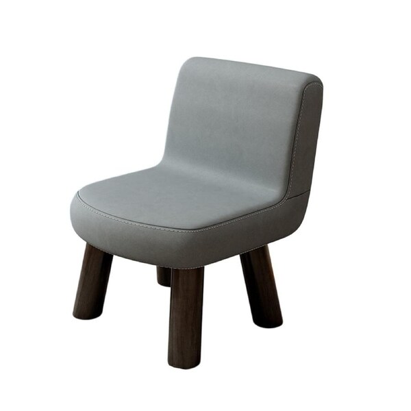 Home Use Low Stool Shoe Changing Stool with Backrest Comfortable Seat Durable