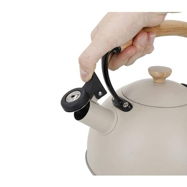 La Cafetiere Whistling Kettle 2.5L Latte - Gift Boxed