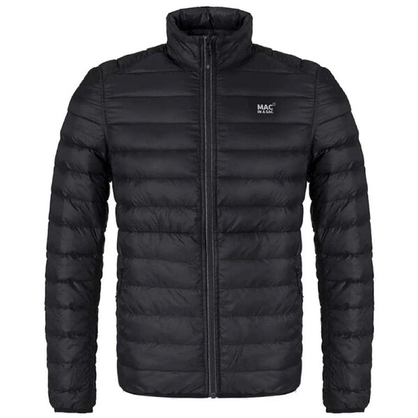 Mac in a Sac Polar Mens Reversible Down Jacket X-Small Jet Black / Charcoal