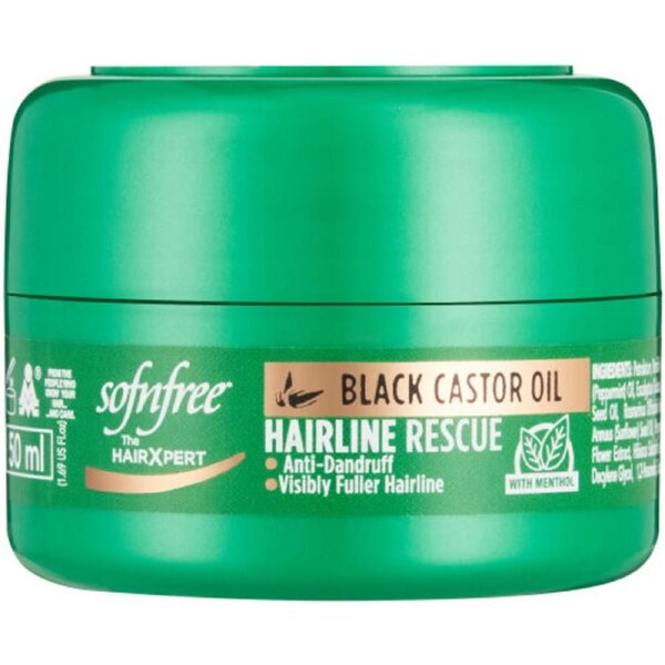 Sofn’Free Black Castor Oil Hairline Rescue 50mL