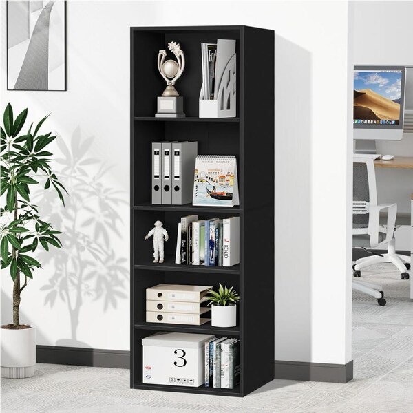 ALFORDSON Office Storage Cabinet 5 Shelves Black