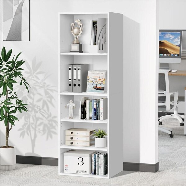ALFORDSON Office Storage Cabinet 5 Shelves White