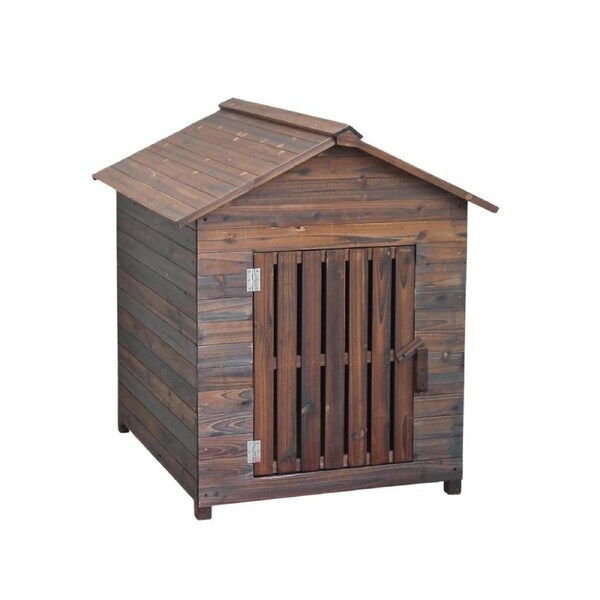 Outdoor Solid Wood Pet House Large Wooden Dog Kennel for Daily Shelter