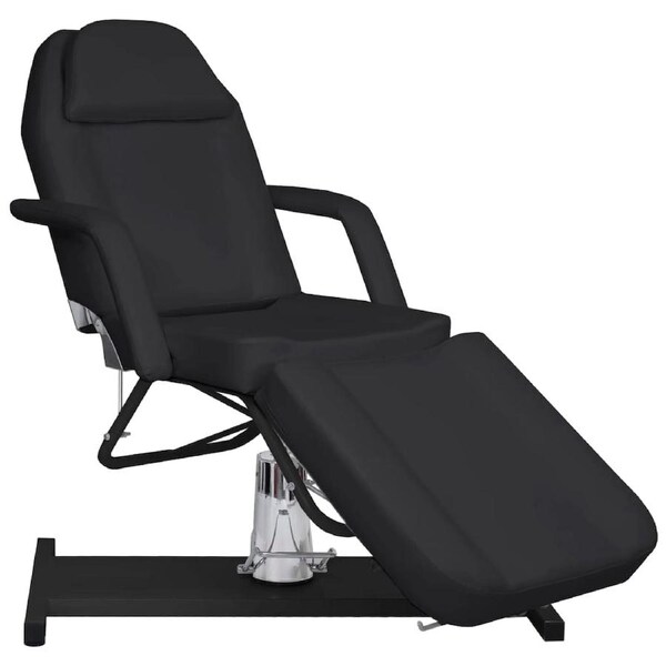 Massage Table Black 180x62x(87-112) cm vidaXL