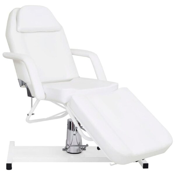 Massage Table White 180x62x(87-112) cm vidaXL