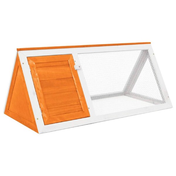 Animal Rabbit Cage Wood vidaXL