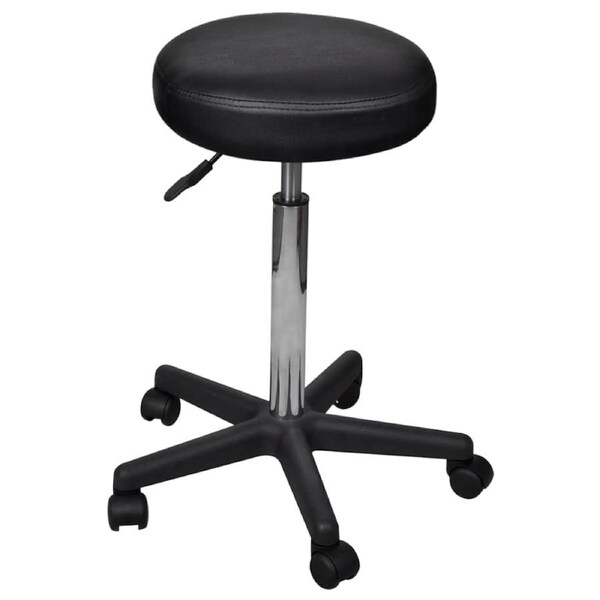 Office Stool black vidaXL