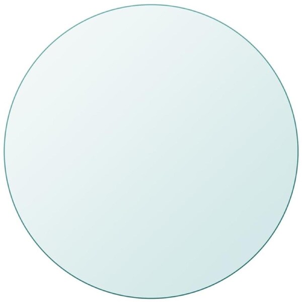 Table Top Tempered Glass Round 700 mm vidaXL