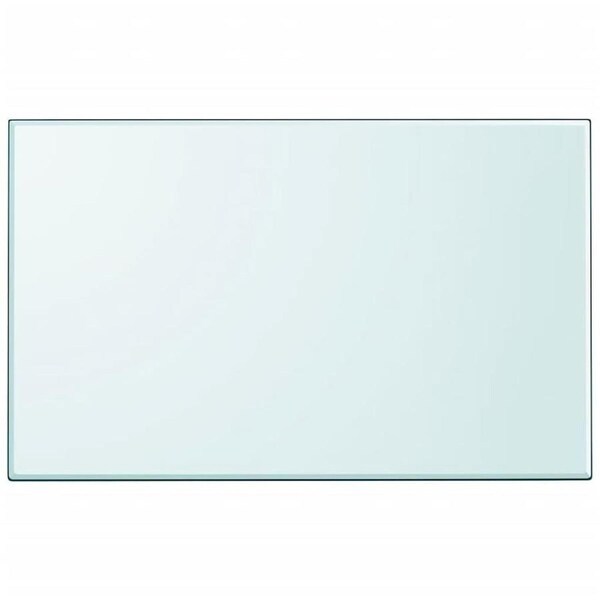 Table Top Tempered Glass Rectangular 1000x620 mm vidaXL