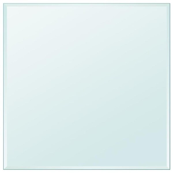 Table Top Tempered Glass Square 800x800 mm vidaXL