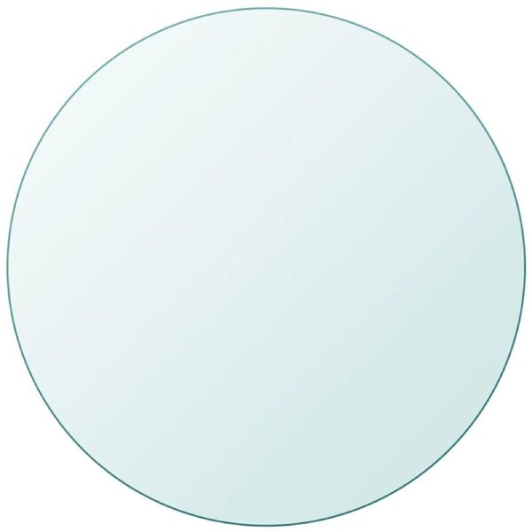 Table Top Tempered Glass Round 900 mm vidaXL