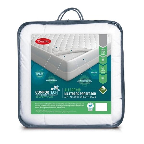 Mattress Protector - Single Size - Tontine Comfortech Comfort Plus - Anti Allergy Protector (Copy) (Copy) (Copy)