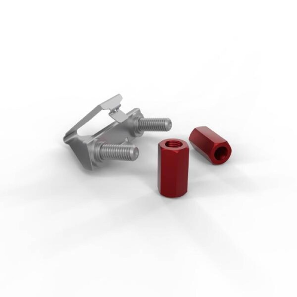Patchbox /dev/mount 50-Pack 1RU Toolless Cage-Nut alternative Supports Components Up To 200KG (Depends on Depth)