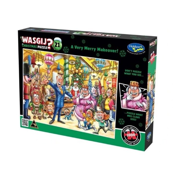 Holdson Wasgij Christmas #21 A Very Merry Makeover 1000 Piece Jigsaw Puzzle